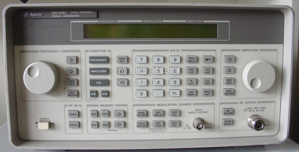 Agilent 8648D信号源